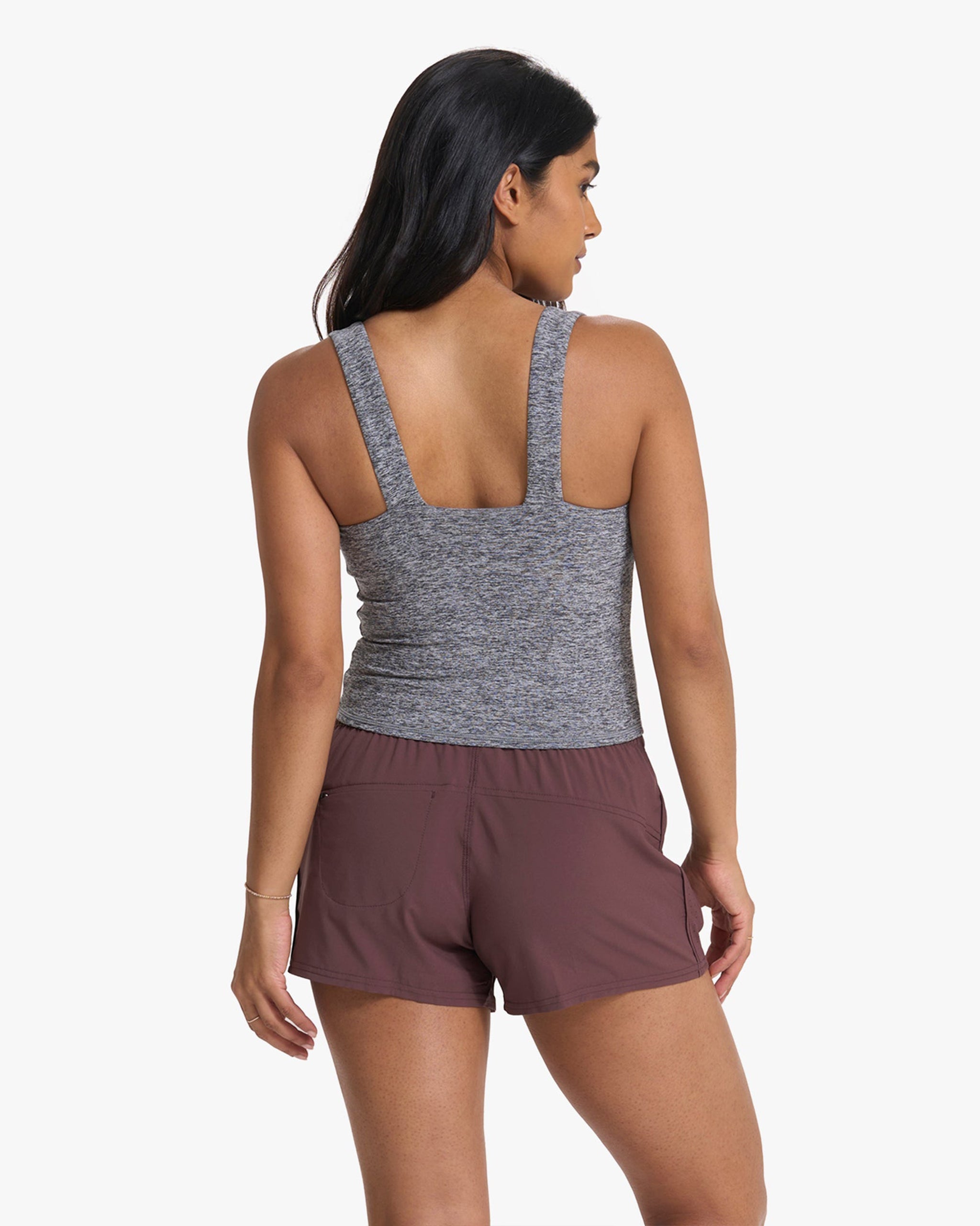 Elevation Square Neck Tank | Heather Grey - Image 2