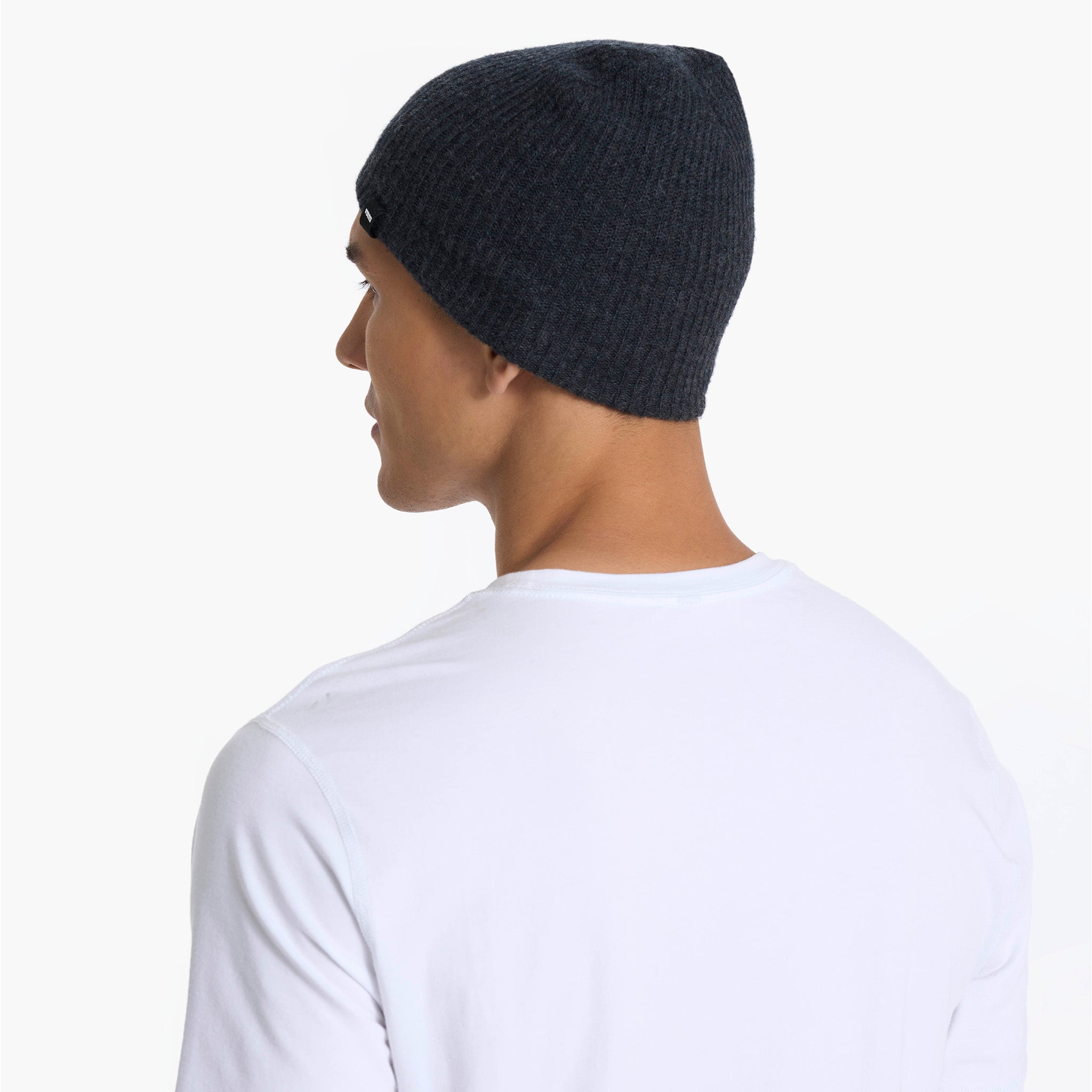 California Beanie | Navy Heather - Image 3