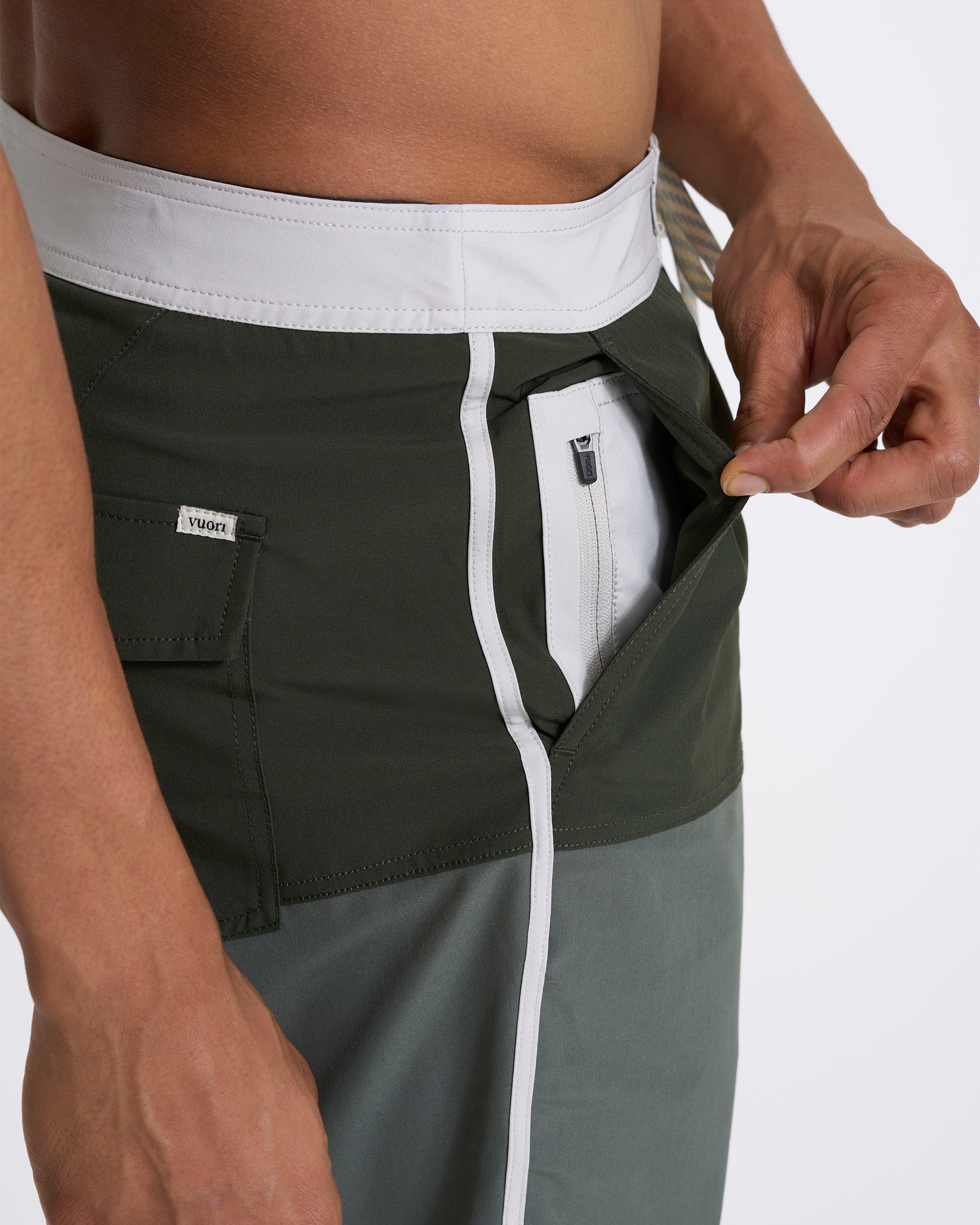Cruise Boardshort | Dusty Pine Colorblock - Image 7