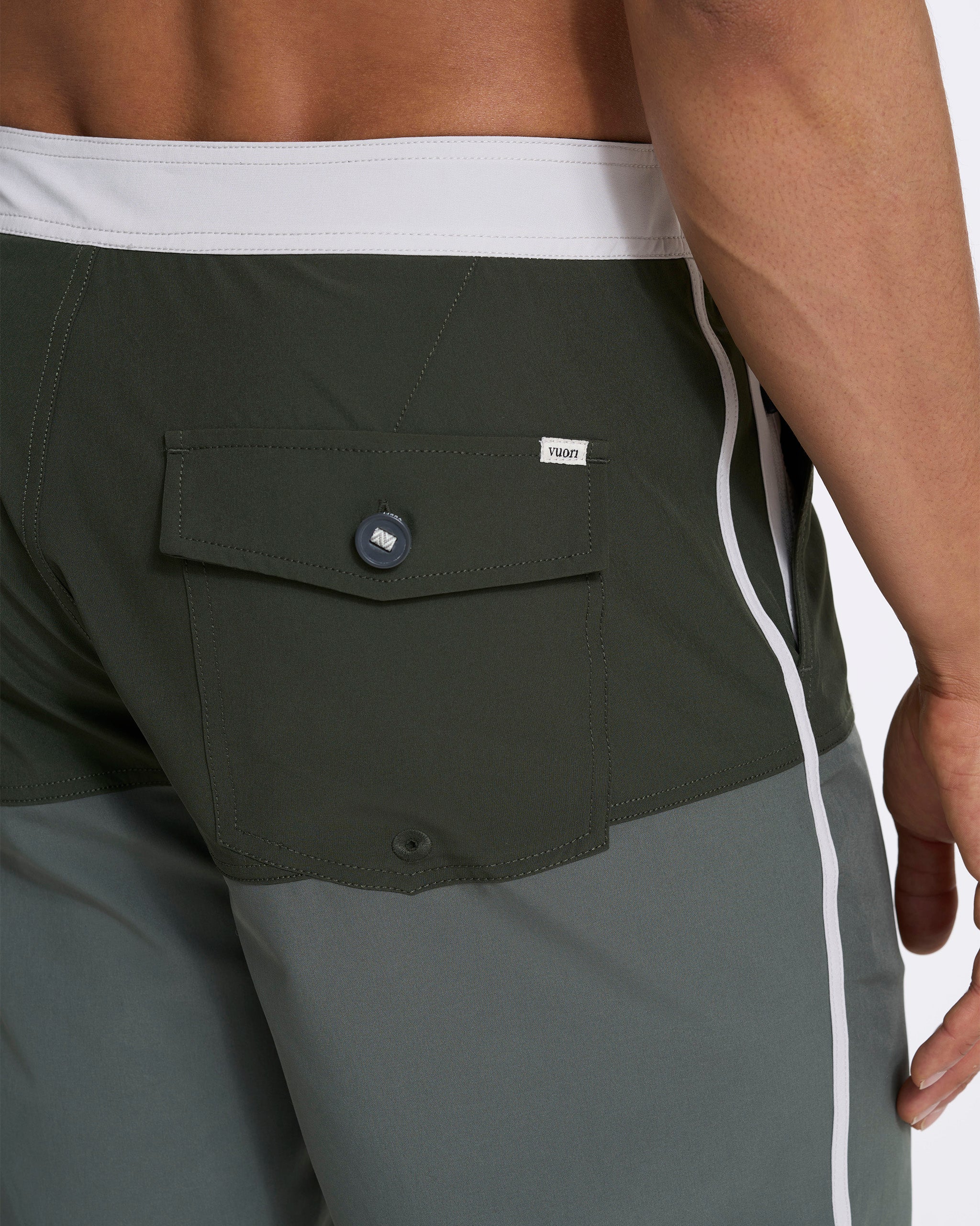 Cruise Boardshort | Dusty Pine Colorblock - Image 6