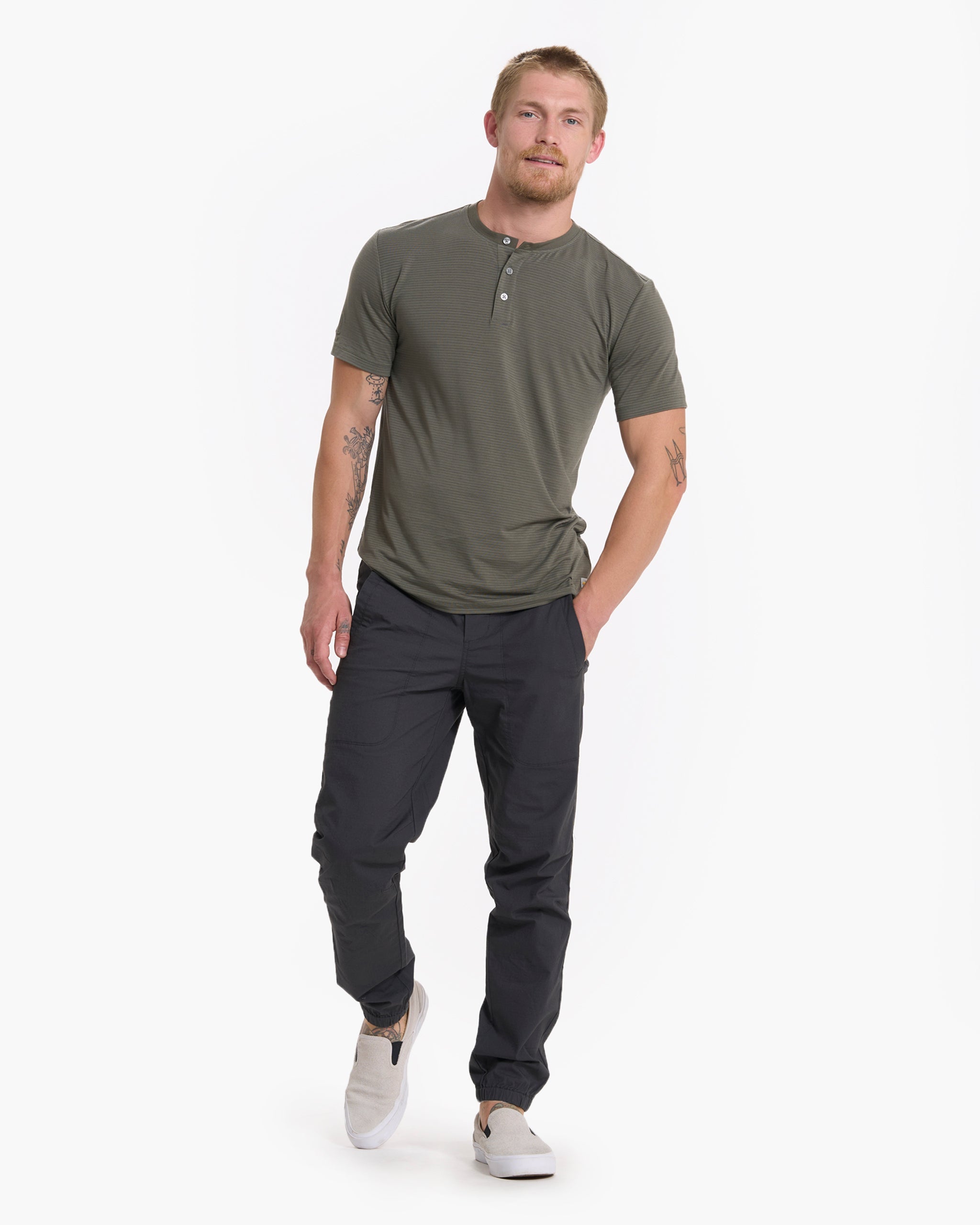 Linear Henley | Oregano - Image 4