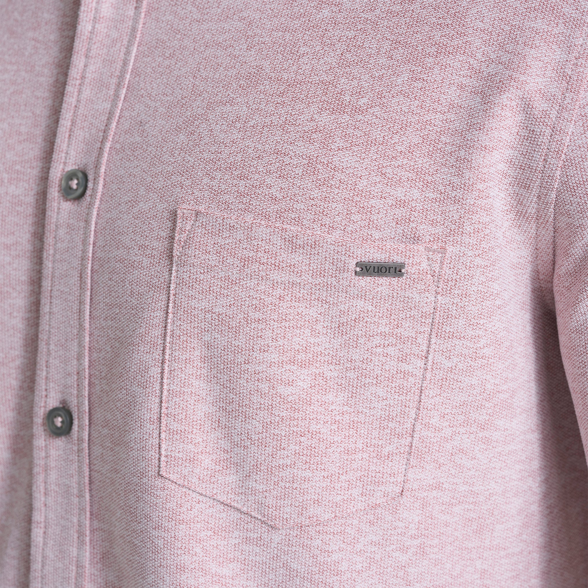Long Sleeve Ace Button Down | Saltwater Red - Image 5