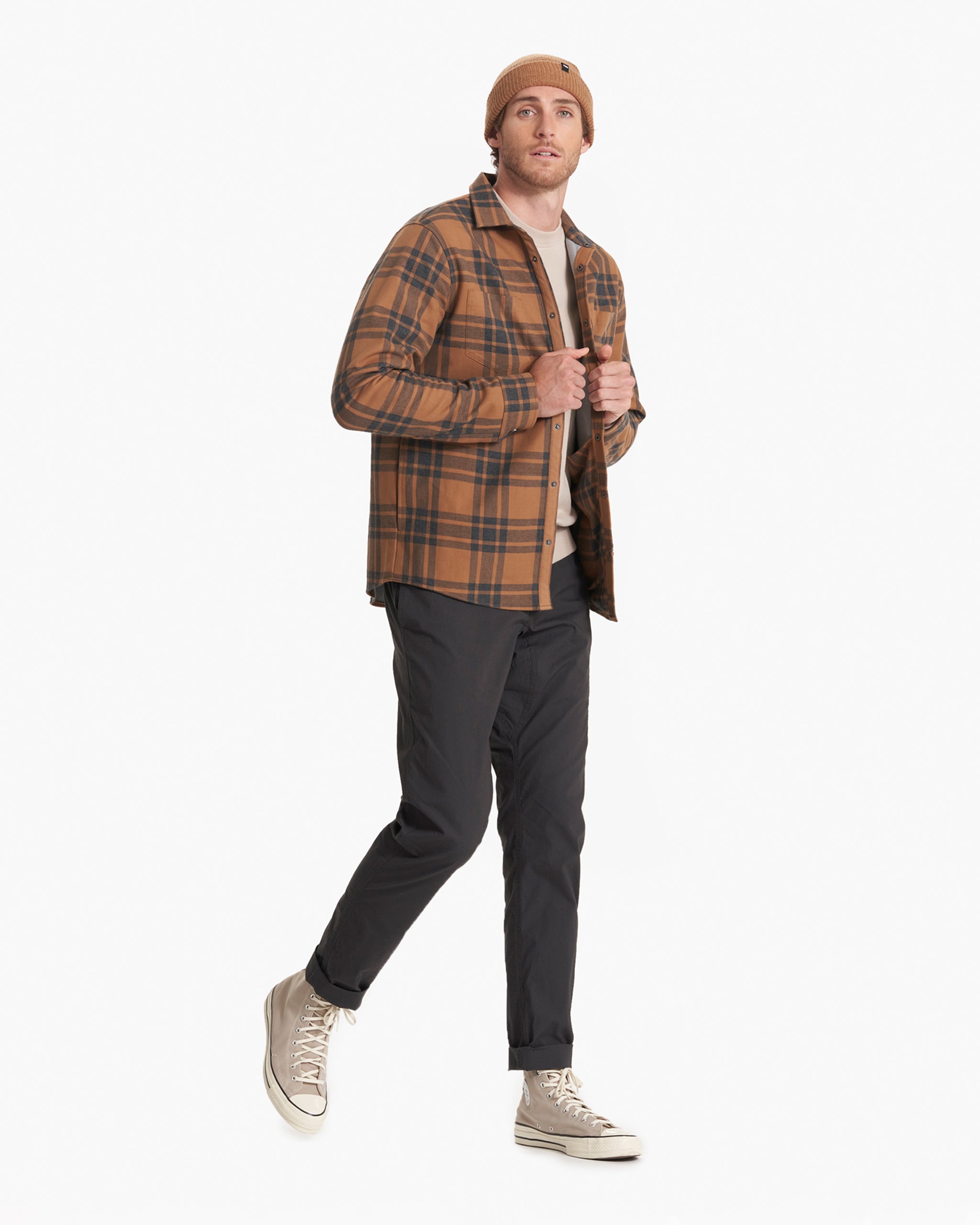 Range Shirt Jacket | Camel - Image 3
