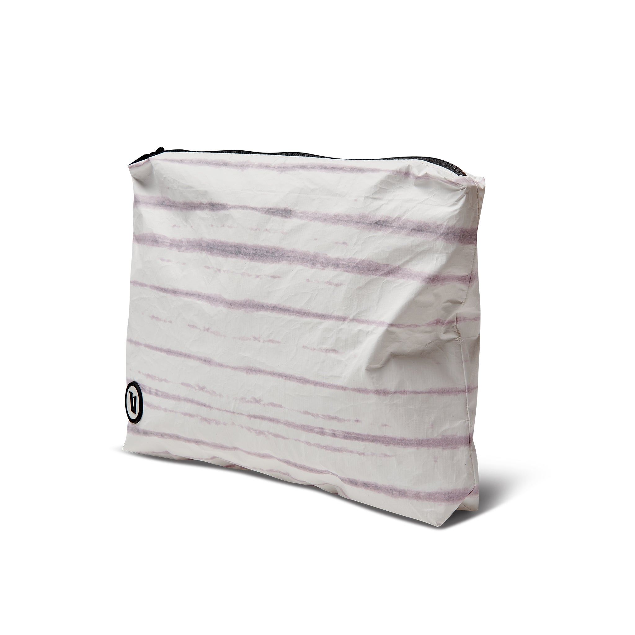 ALOHA-Mid Pouch | Platinum Shibori Stripe - Image 2