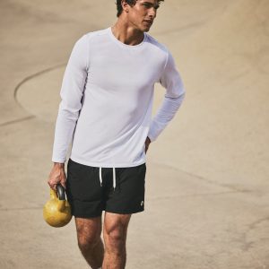 Long Sleeve Current Tech Tee | White