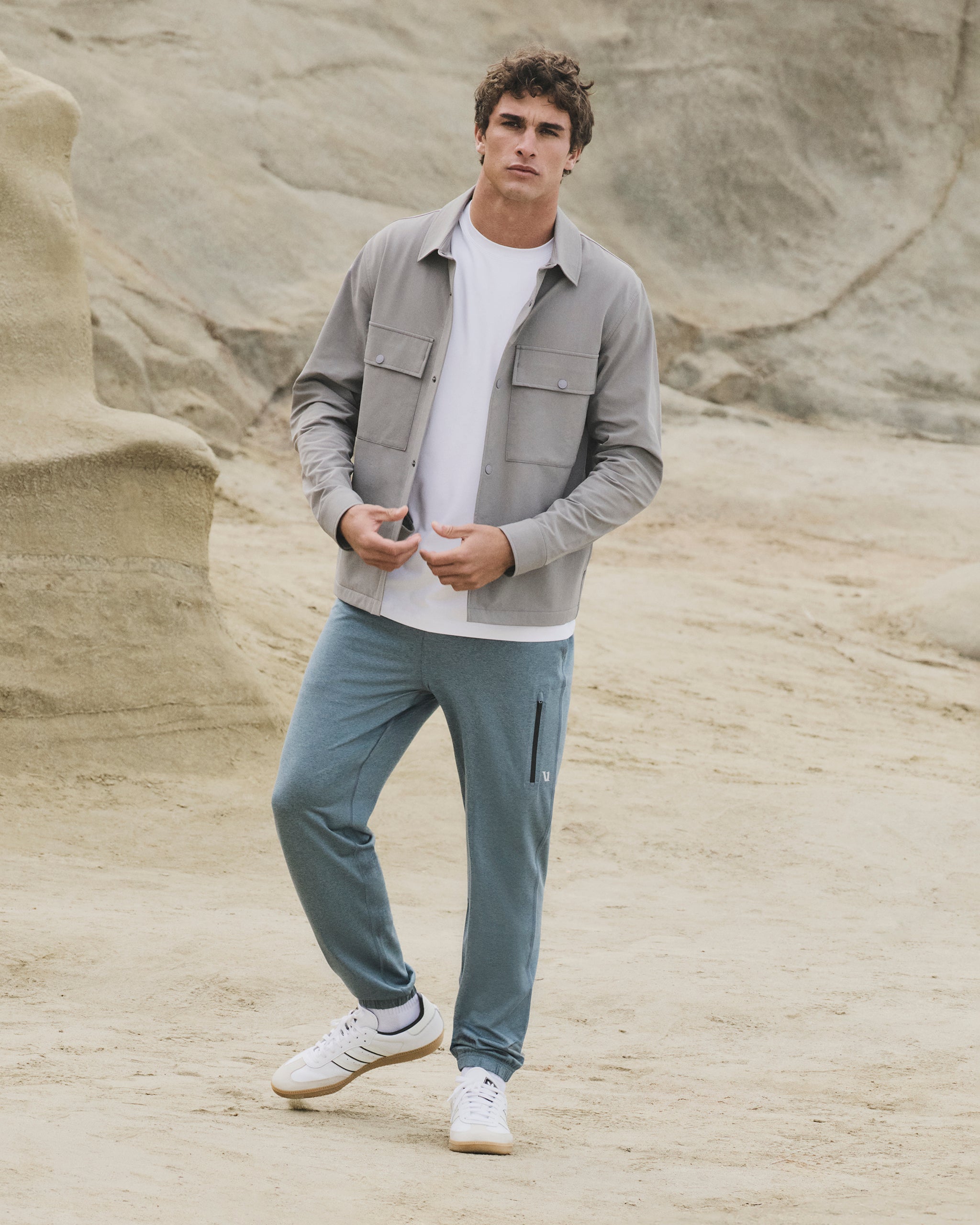 Sunday Performance Sweatpant | Smoke Blue Heather - Image 4