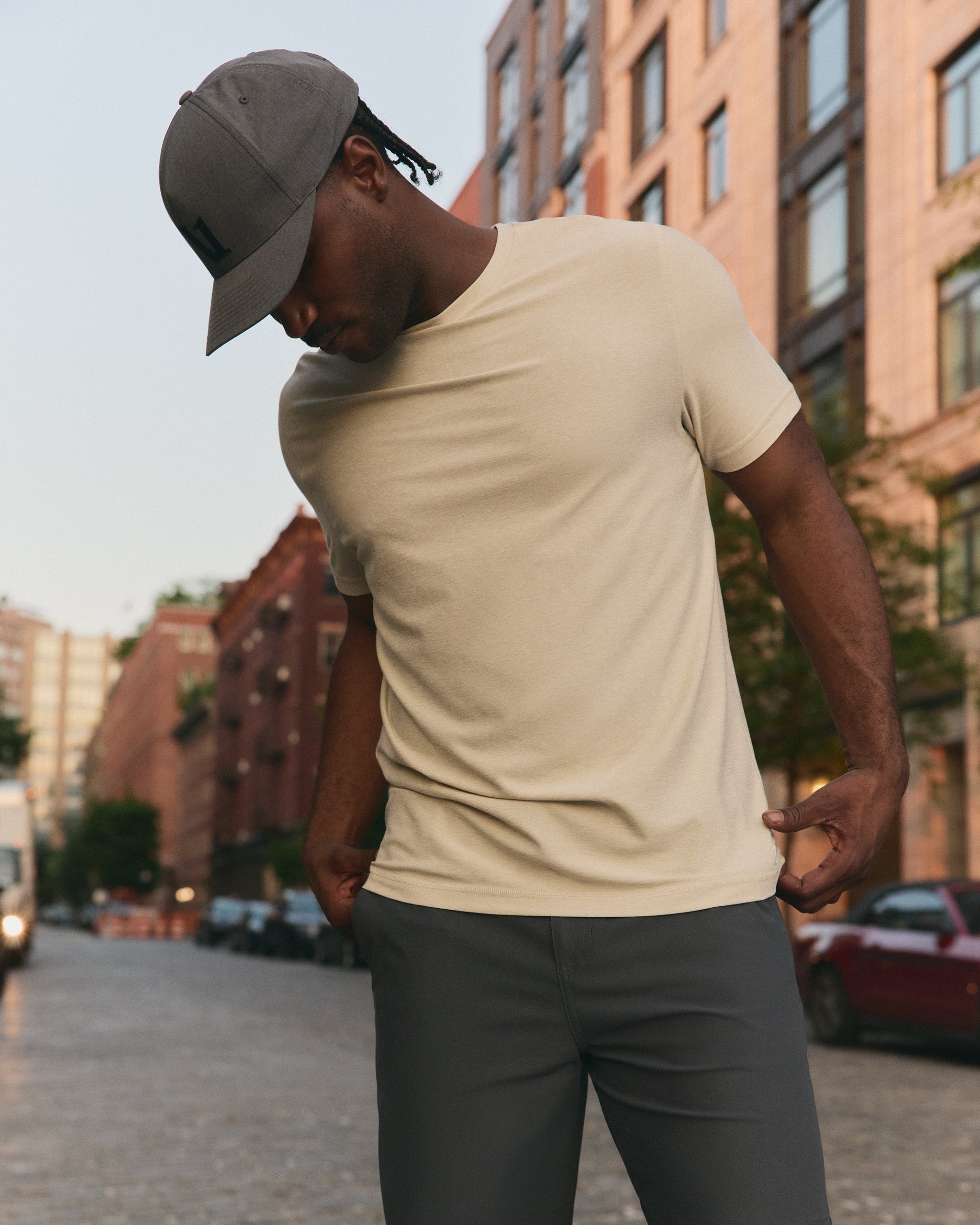 Strato Tech Tee | Mushroom Heather