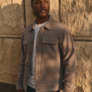 Seaside Shirt Jacket | Cavern Grey