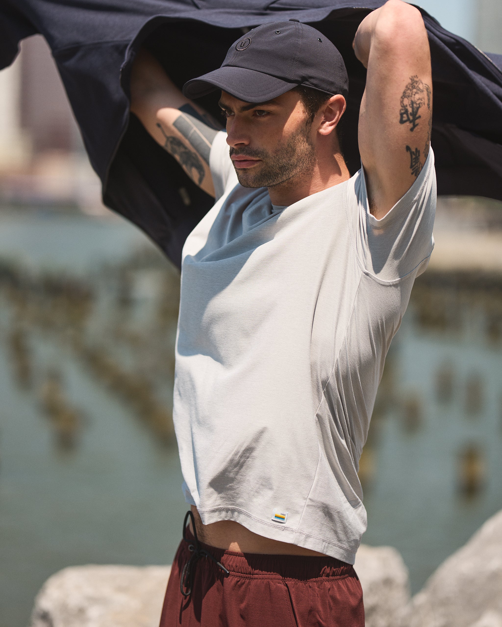 Strato Tech Tee | Platinum Heather