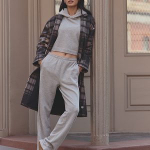 Women's Ballard Trench | Willow Grey Nova Plaid