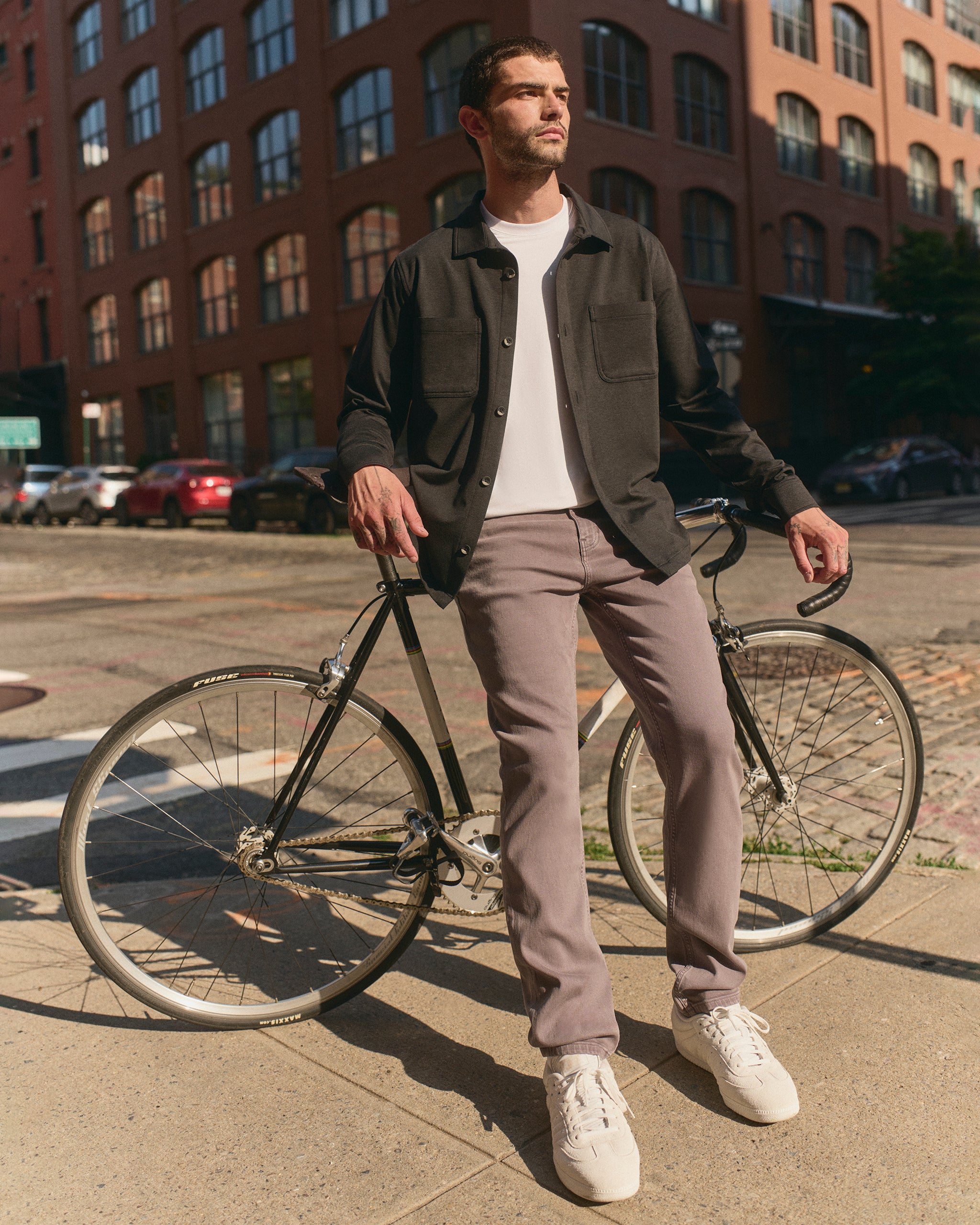 Benton Stretch Twill Pant Athletic Slim Fit 32 | Cavern Grey