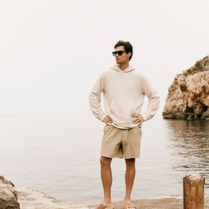 Beach Fleece Pullover Hoodie | Bone Heather
