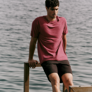Strato Tech Tee | Sour Cherry Heather