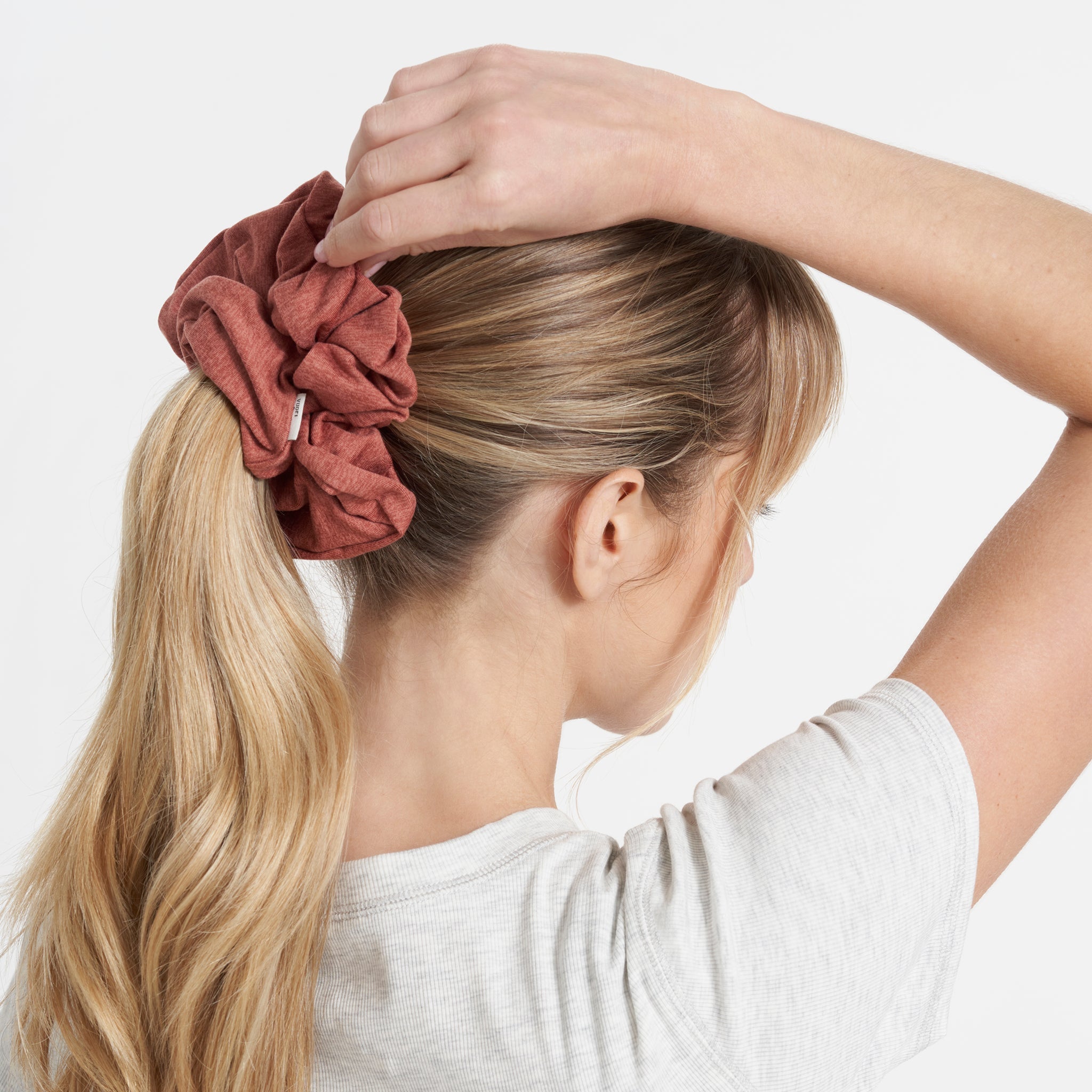 Halo Oversized Scrunchy | Cinnamon Heather - Image 2