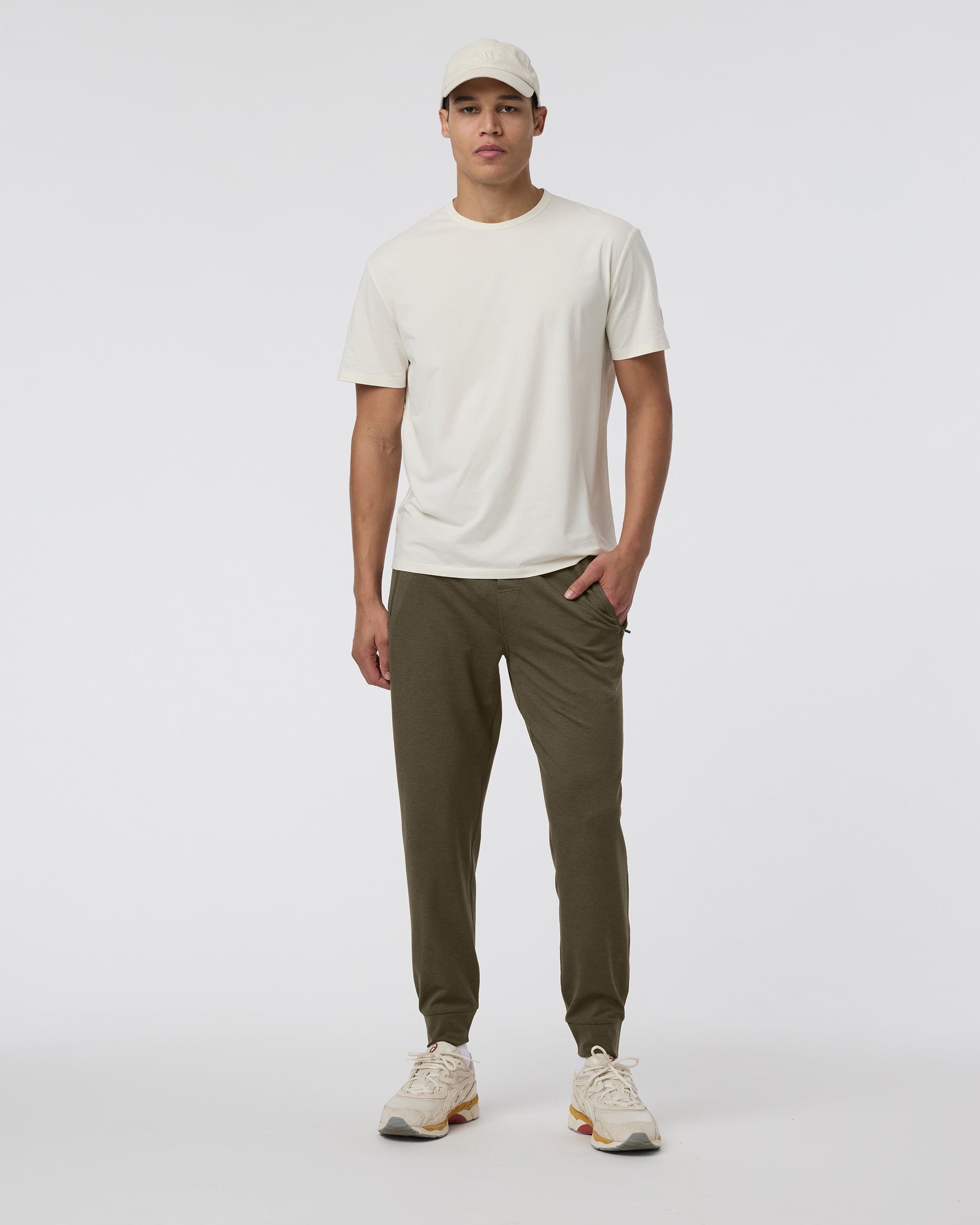 Ponto Performance Jogger | Moss Green Heather - Image 2