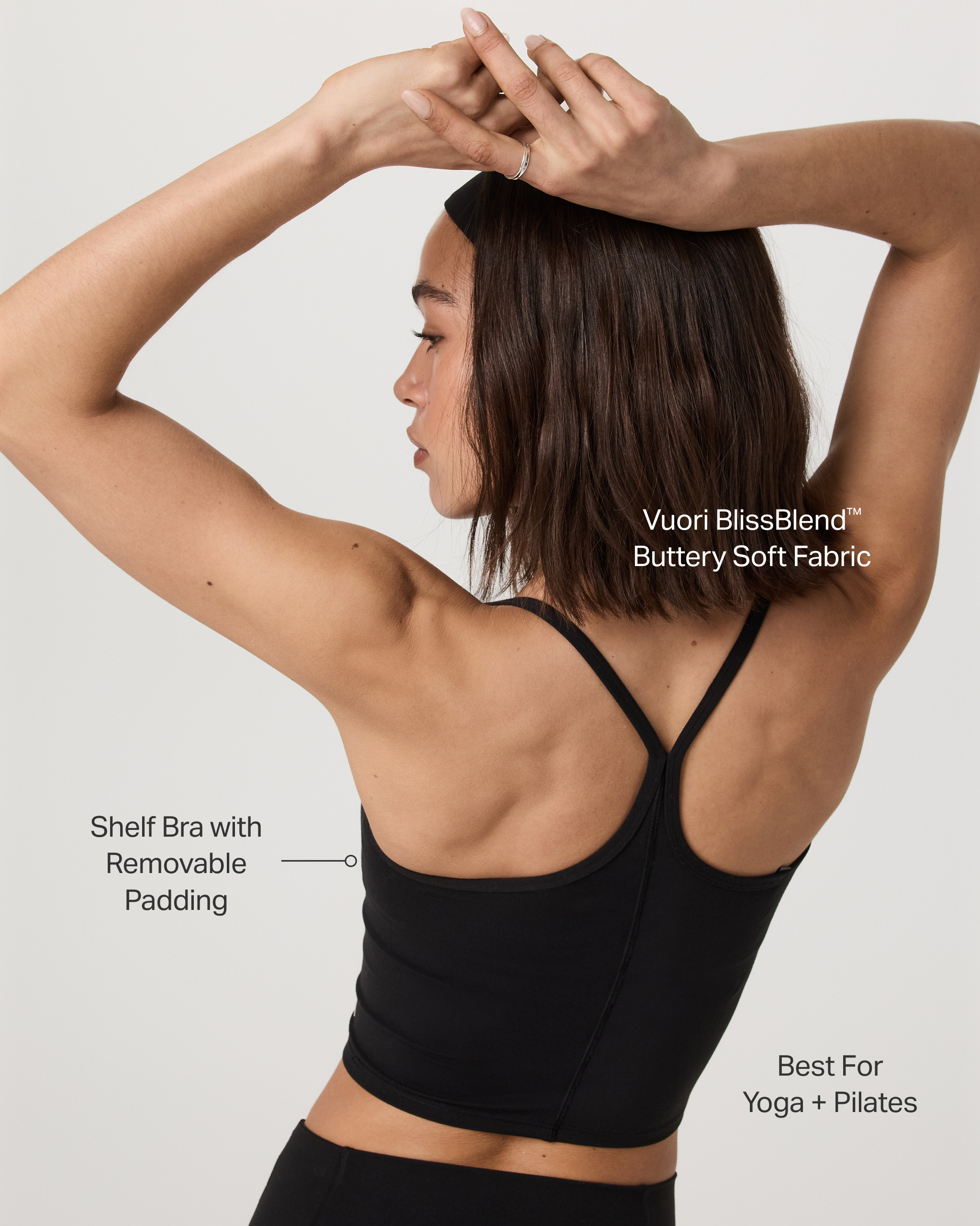 Vuori AllTheFeels™ Support Tank 2.0 | Black - Image 2