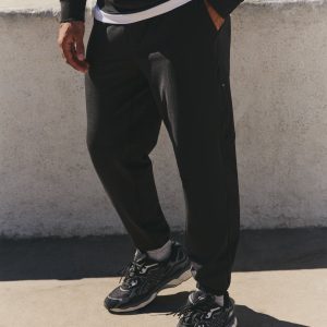 Coronado Mixed Media Sweatpant 28 | Black Heather