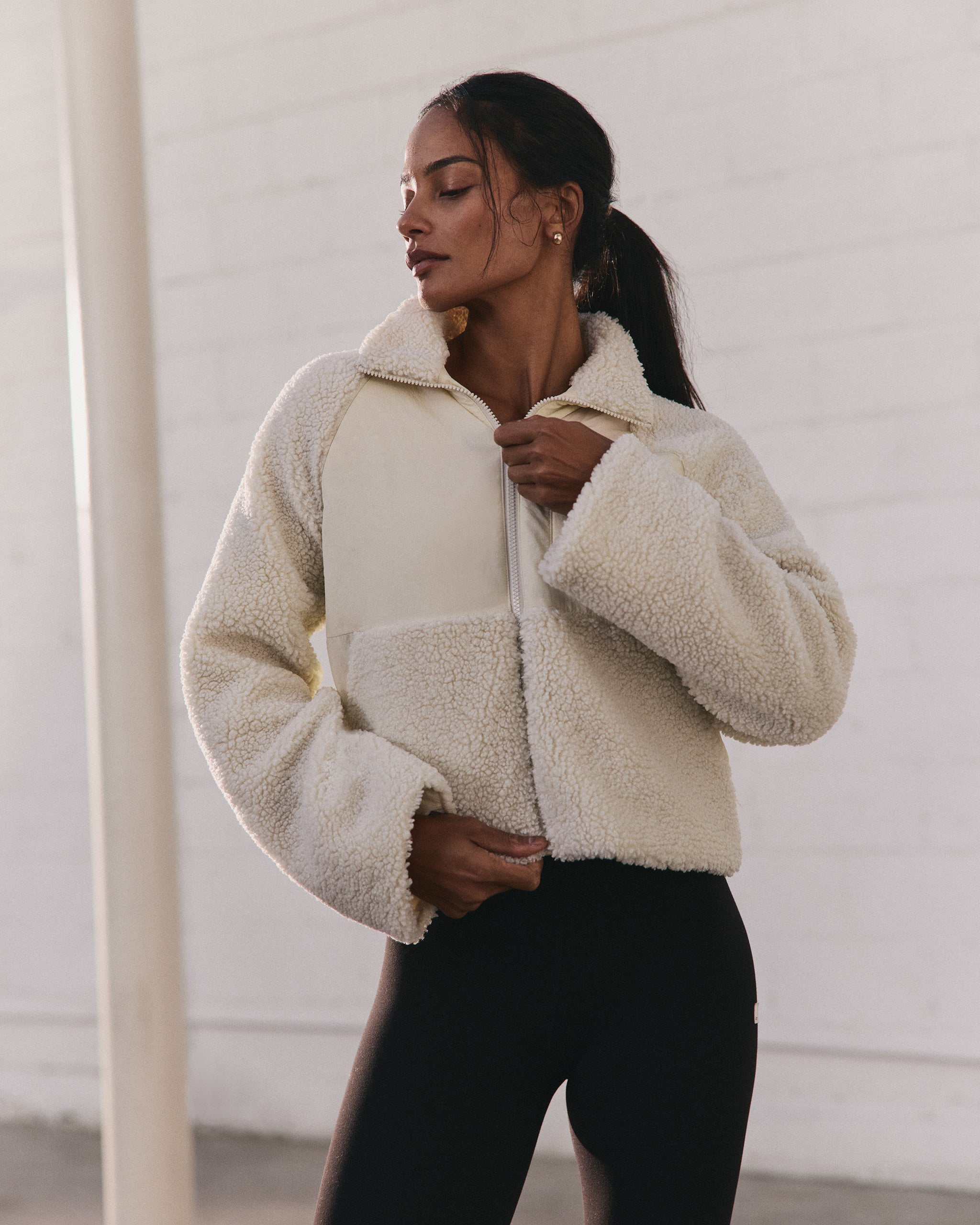 Lou Hybrid Jacket | Bone