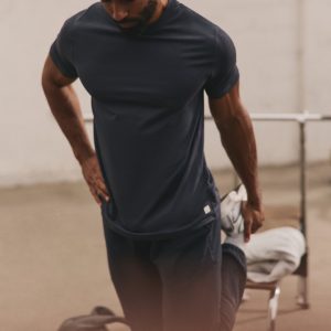 Short Sleeve Ponto Tee - Relaxed Fit | Midnight Heather