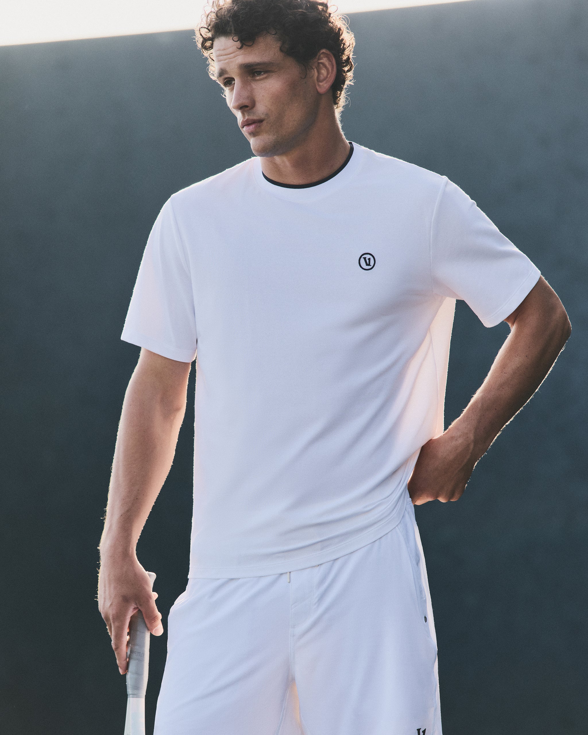 Short Sleeve Gamepoint Tee - Relaxed Fit | White