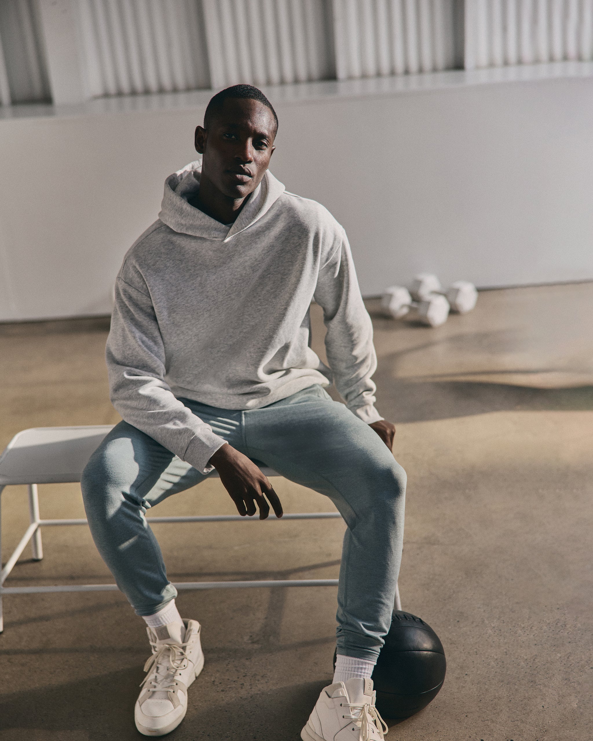 Ponto Performance Jogger | Misty Blue Heather