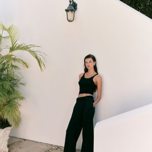 Villa Wideleg Trouser | Black