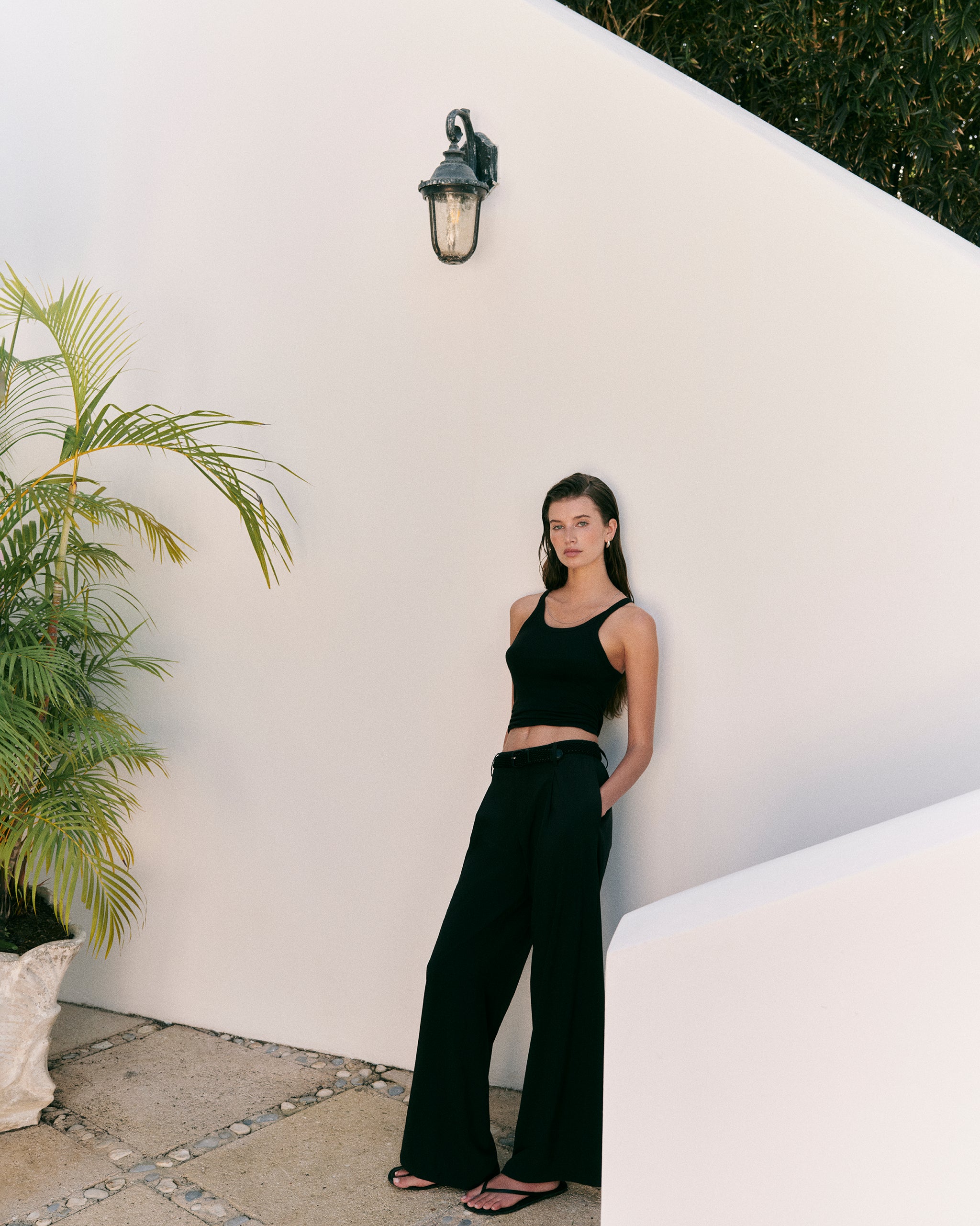 Villa Wideleg Trouser | Black