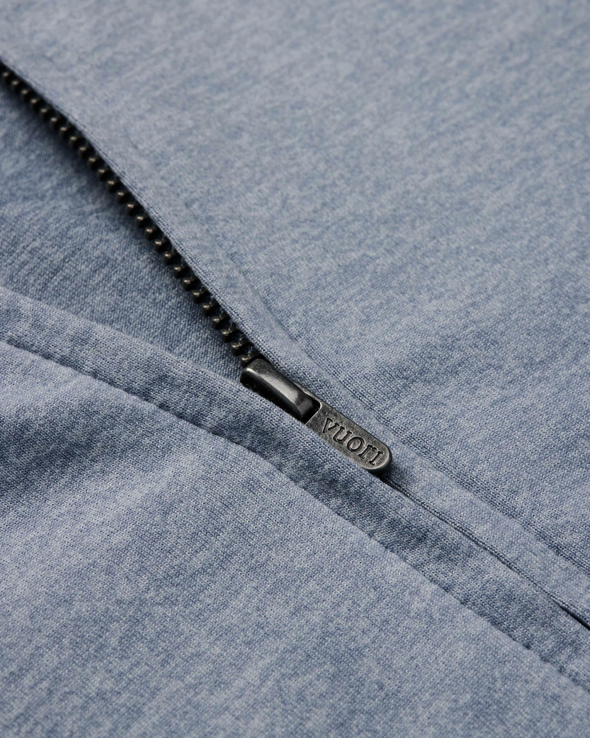 Halo Mini Full Zip Hoodie | Coastal Fog Heather - Image 8