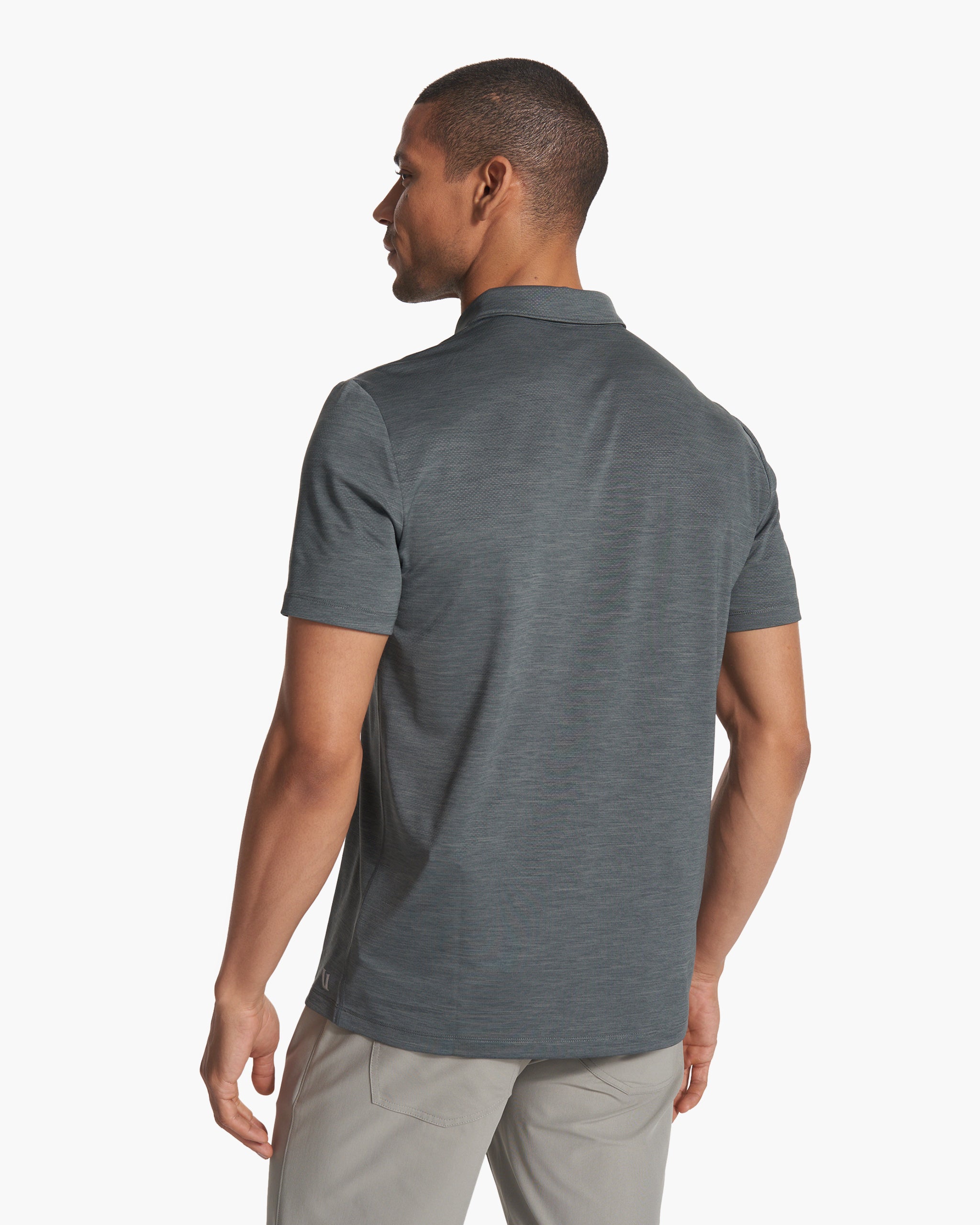 Zephyr Polo | Smoked Beryl Heather - Image 3