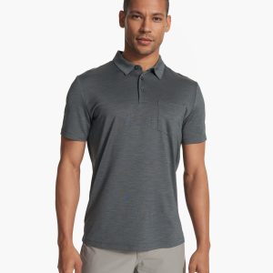 Zephyr Polo | Smoked Beryl Heather