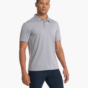 Zephyr Polo | Heather Grey