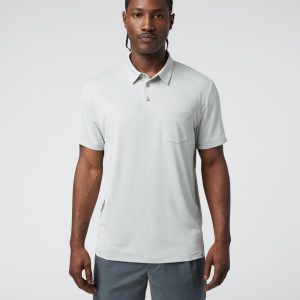 Zephyr Polo | Sky Grey