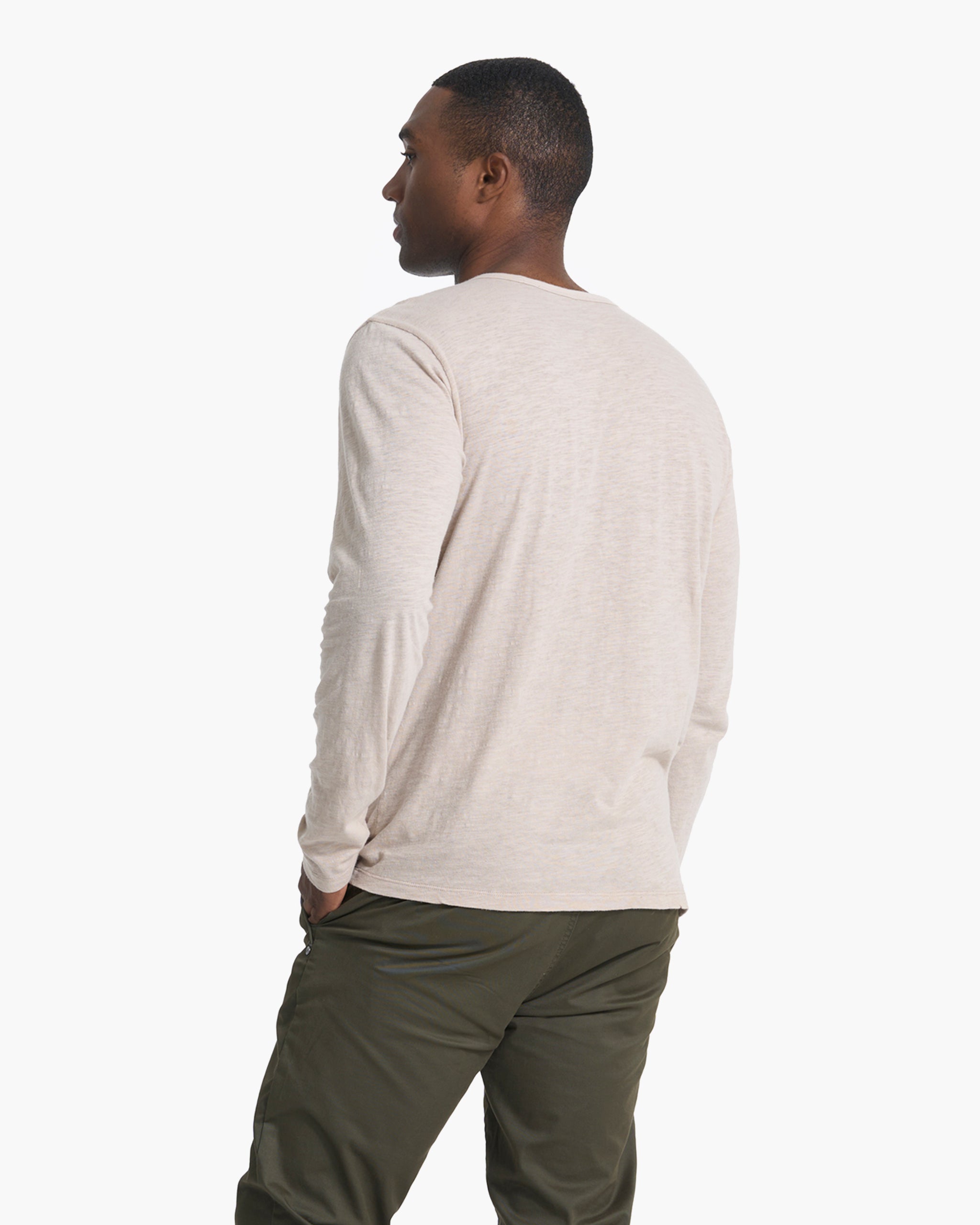 Long Sleeve Rise Tee | Dark Salt - Image 5