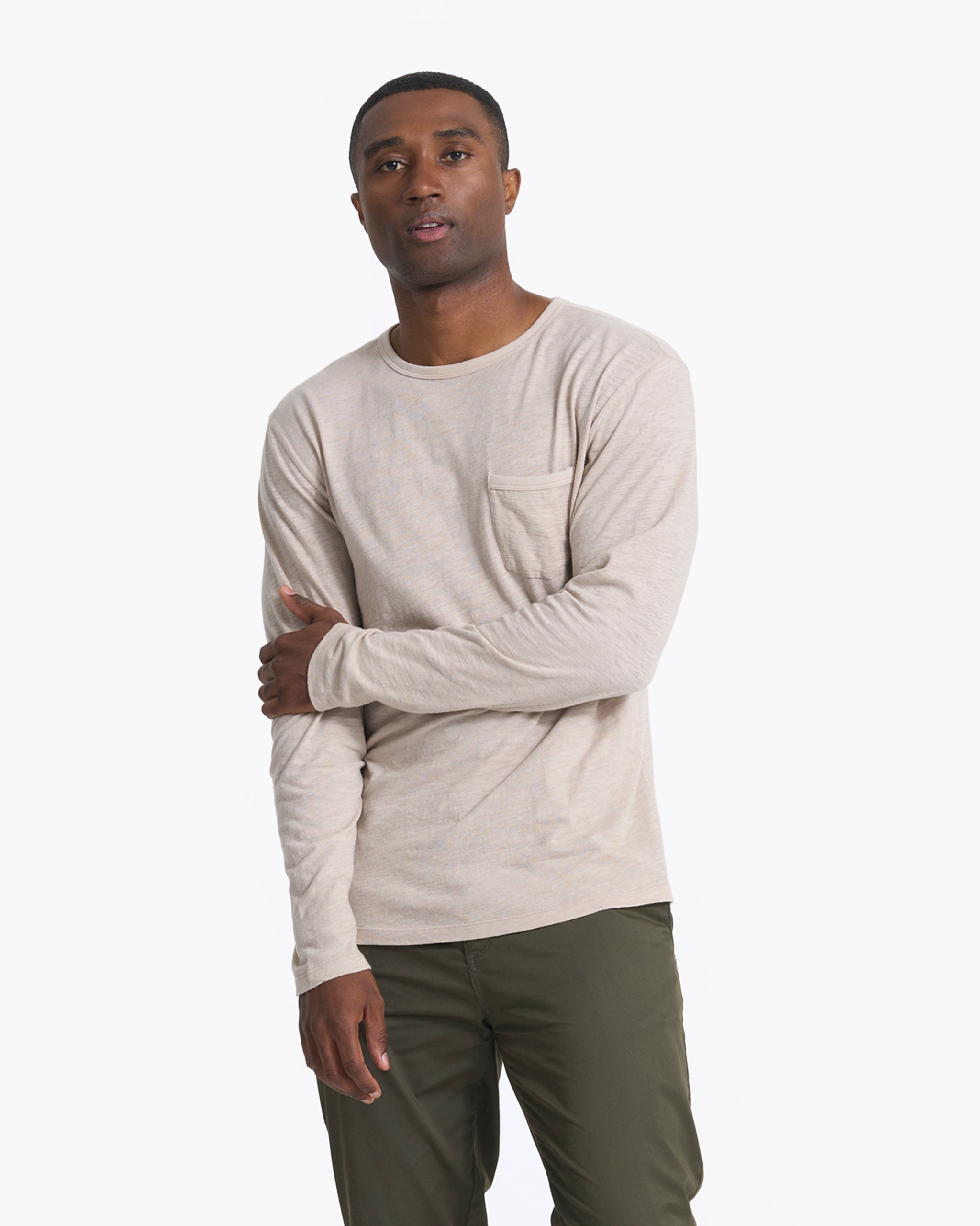 Long Sleeve Rise Tee | Dark Salt - Image 4