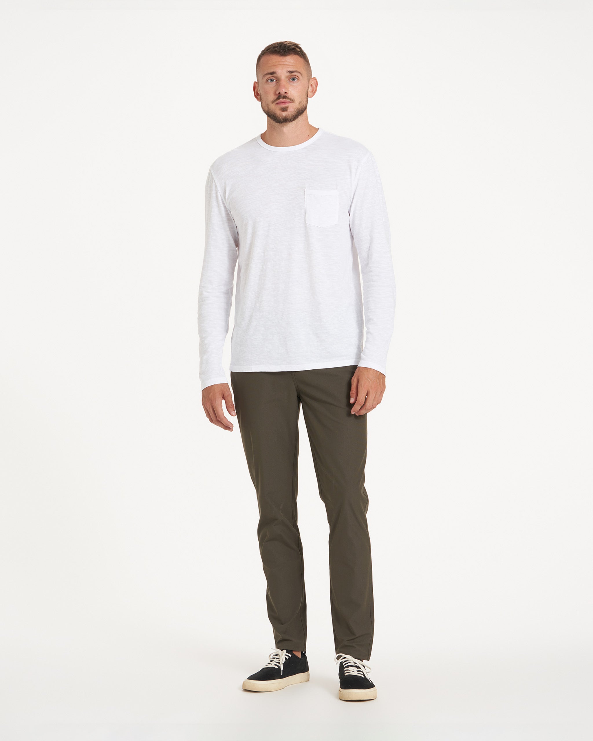Long-Sleeve Rise Tee | White - Image 5