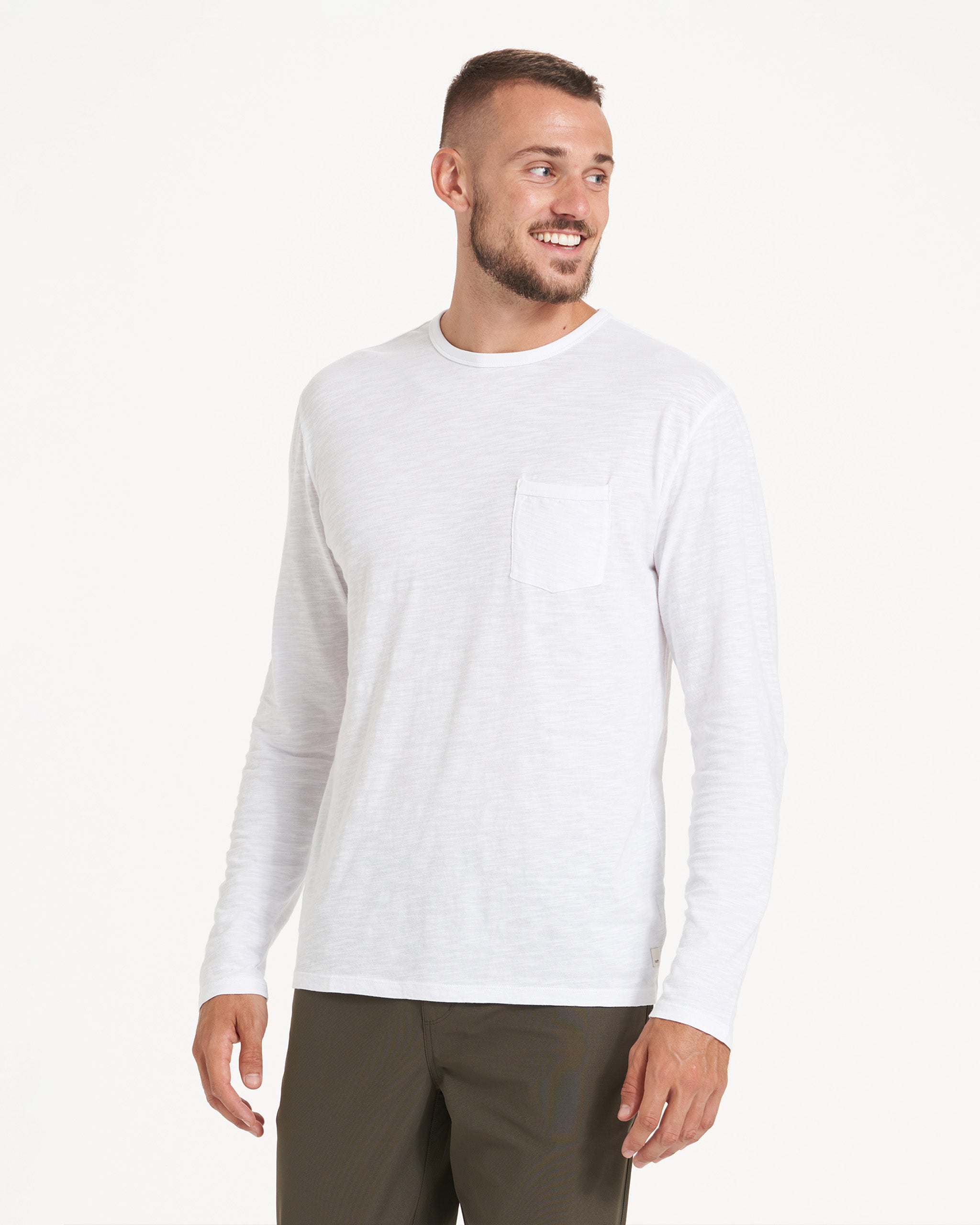 Long-Sleeve Rise Tee | White - Image 2