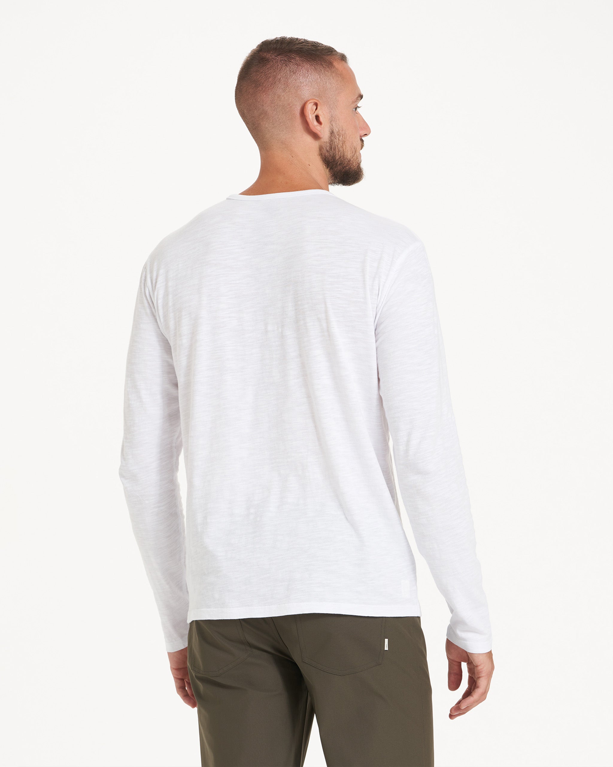 Long-Sleeve Rise Tee | White - Image 3