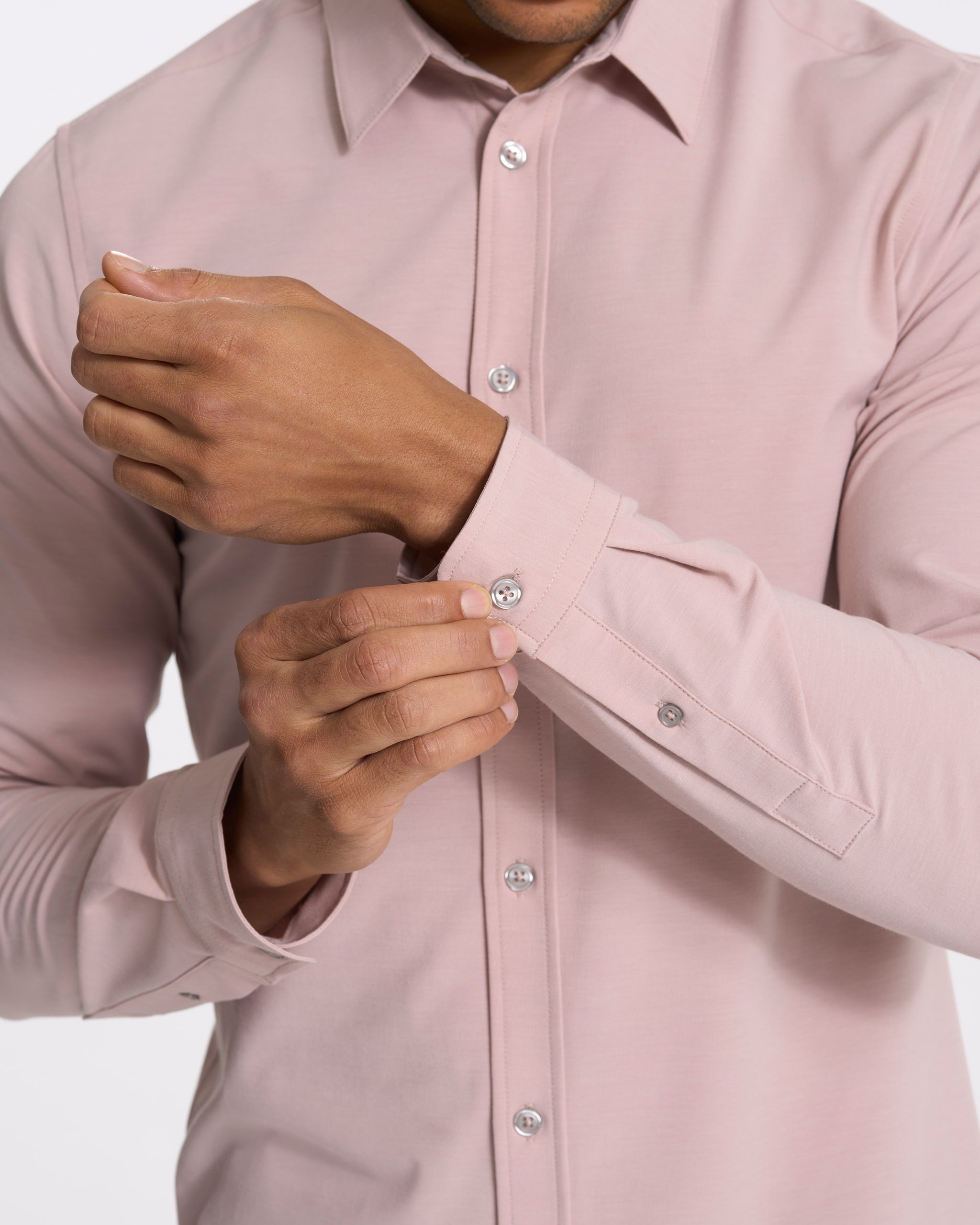 Long Sleeve Bridge Button Down | Cashmere - Image 6