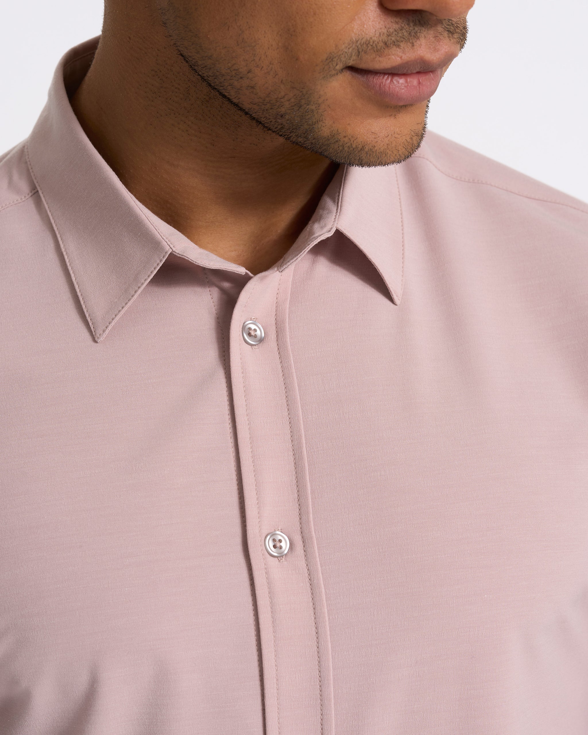 Long Sleeve Bridge Button Down | Cashmere - Image 2