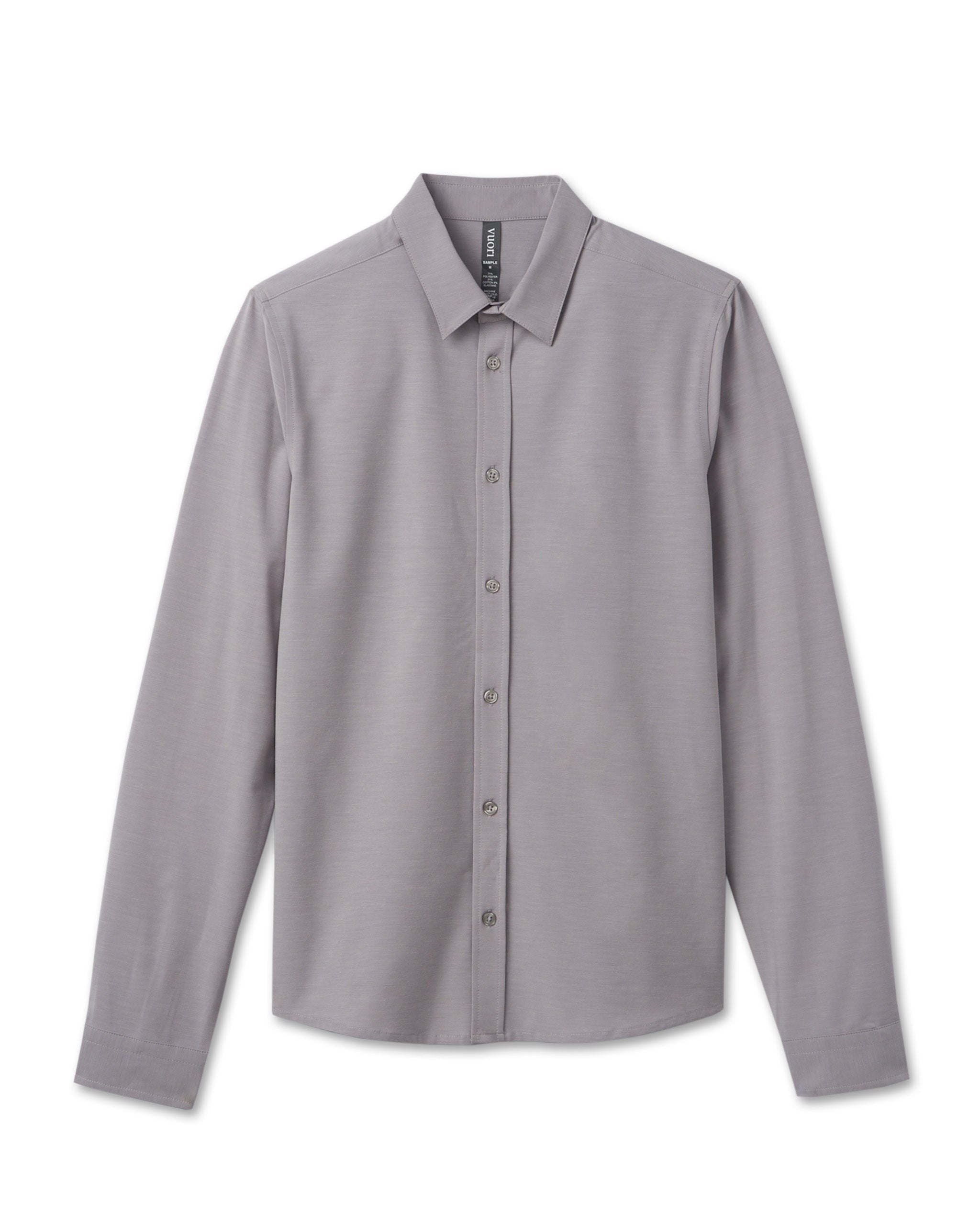 Long Sleeve Bridge Button Down | Fog - Image 4