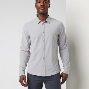 Long Sleeve Bridge Button Down | Fog