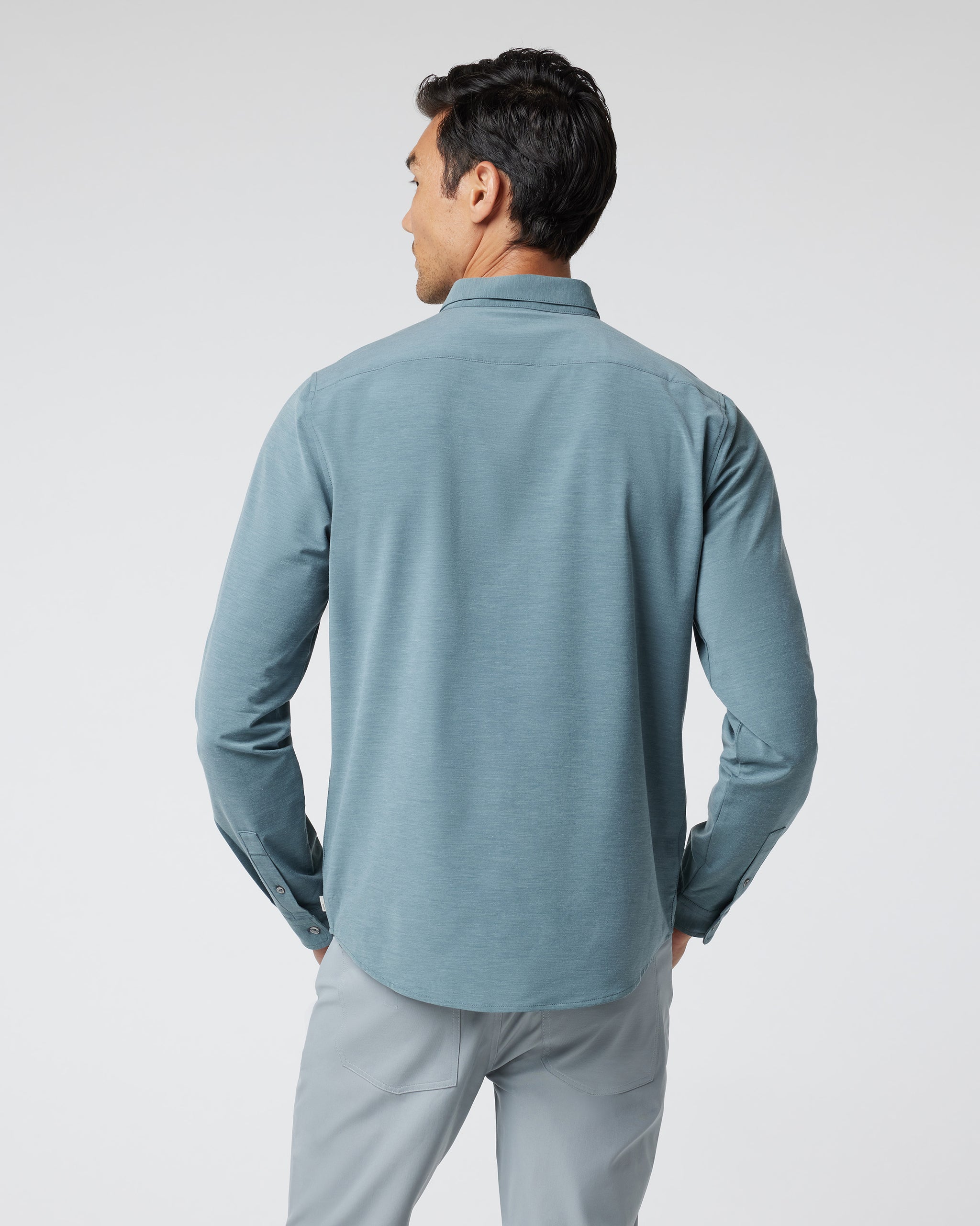Long Sleeve Bridge Button Down | Kashmir - Image 2