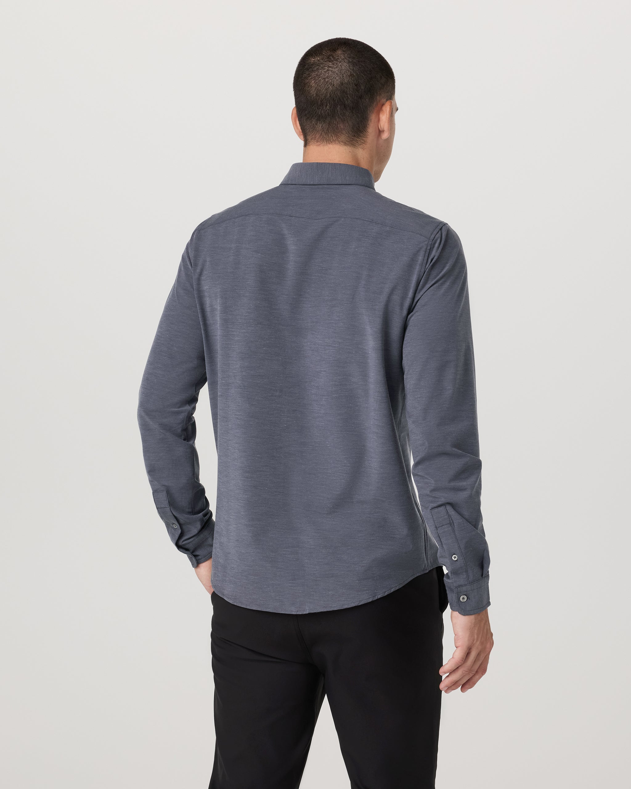 Long Sleeve Bridge Button Down | Moonlight - Image 3