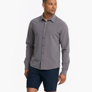 Long Sleeve Bridge Button Down | Vintage Charcoal