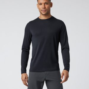 Long Sleeve Current Tech Tee | Black