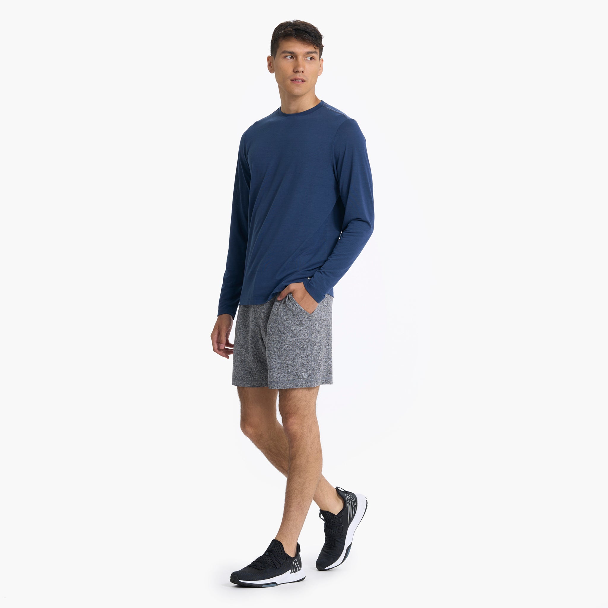 Long Sleeve Current Tech Tee | Coastal - Image 3