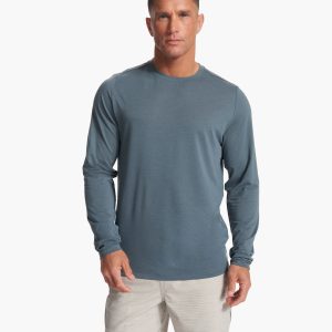 Long Sleeve Current Tech Tee | Lake
