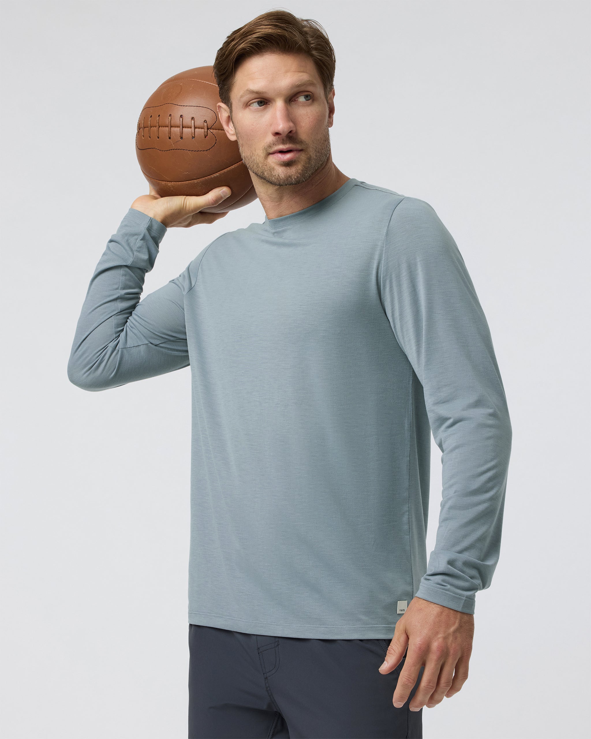 Long Sleeve Current Tech Tee | Mist - Image 3