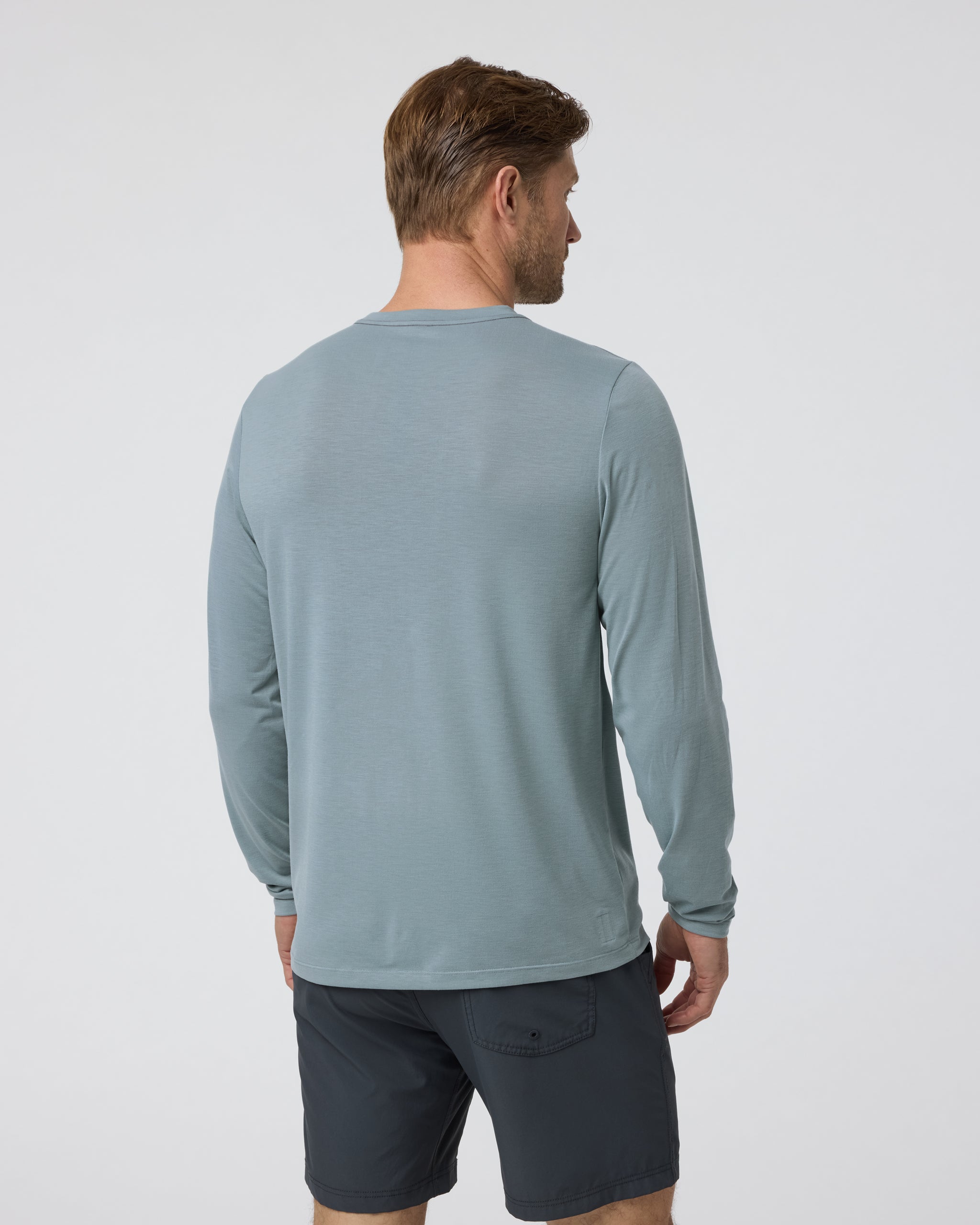 Long Sleeve Current Tech Tee | Mist - Image 2