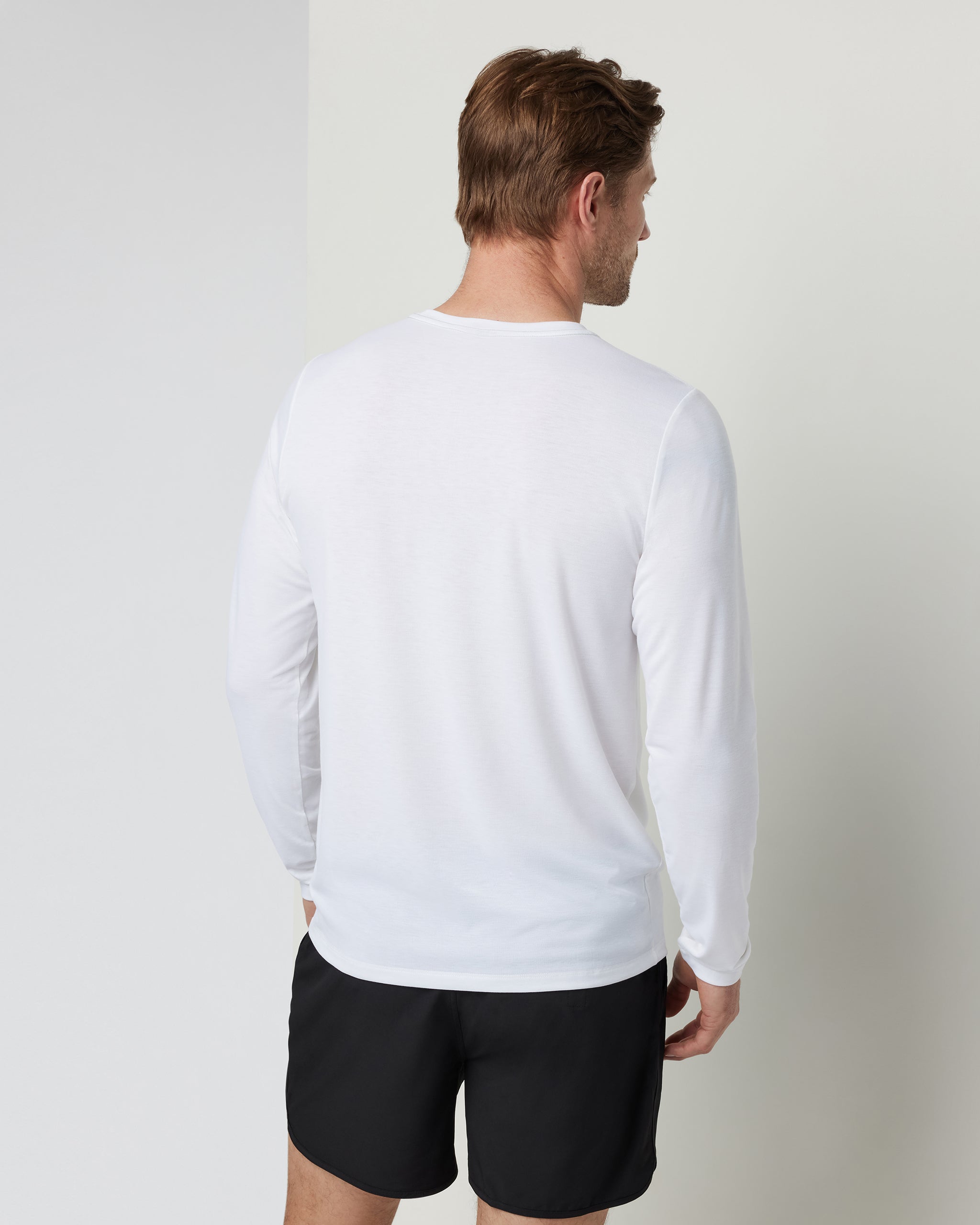 Long Sleeve Current Tech Tee | White - Image 5